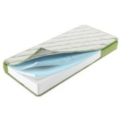 SOFAREVA Matelas Miami | Sur-matelas Integre | 60x120cm | Epaisseur 20cm | Mousse Memoire De Forme | Avec Ou Sans Sommier - GRIS -Matelas Soldes Boutique 18126102 5