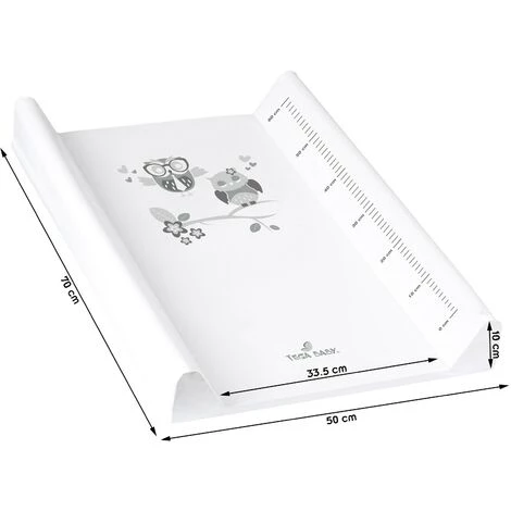 TEGA BABY Matelas Plan à Langer Luxe Pour Bébé 48 X 70 Cm Blanc Lapin - Blanc 2 TEGA BABY Matelas Plan à Langer Luxe Pour Bébé 48 X 70 Cm Blanc Lapin - Blanc – Image 2
