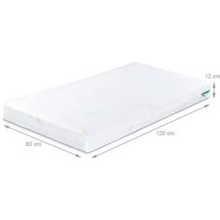 SENSILLO Matelas Enfant à Mémoire De Forme Avec Housse à L'aloe Vera 120X60 6 SENSILLO Matelas Enfant à Mémoire De Forme Avec Housse à L'aloe Vera 120X60 -Matelas Soldes Boutique 18165441 3