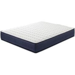 MARCKONFORT Matelas à Mémoire De Forme Imperial 90x190.25cm.  - BLANC