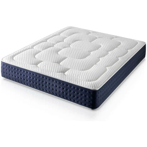 Matelas à Mémoire De Forme Royal Confort Premium 140x190.29cm épaisseur Marckonfort - BLANC 1 Matelas à Mémoire De Forme Royal Confort Premium 140x190.29cm épaisseur Marckonfort - BLANC