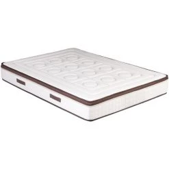 BEZEN Matelas Extradoux 7 Zones 80X190 à Memoire De Forme - 21 Cm - Toscana Deluxe - équilibré - Literie Confort - Beige Et Marron -Matelas Soldes Boutique 18392278 4