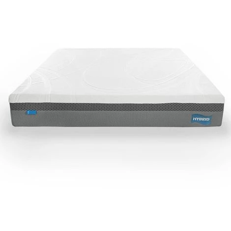 MOBILIER DECO HYBRID - Matelas HYBRID 160 X 200 Cm Avec Ressorts Ensachés Et Mousse Mémoire De Forme épaisseur 26 Cm - Blanc 5 MOBILIER DECO HYBRID - Matelas HYBRID 160 X 200 Cm Avec Ressorts Ensachés Et Mousse Mémoire De Forme épaisseur 26 Cm - Blanc – Image 5