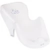 MONMOBILIERDESIGN Fauteuil Transat De Bain Bébé Plastique Rigide Blanc Lapin - Blanc