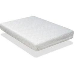 DORMALIT Matelas 90X190 SPRING SOFT Epaisseur 22 Cm Dehoussable - Memoire De Forme - Ressorts Ensaches