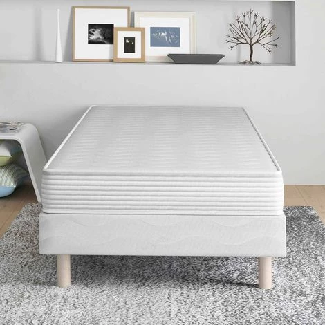 MOBILIER DECO DREAM - Matelas Eco 90x190 15 Cm - Blanc 2 MOBILIER DECO DREAM - Matelas Eco 90x190 15 Cm - Blanc – Image 2