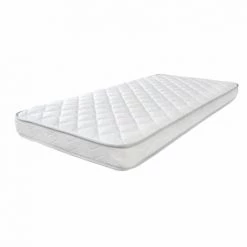 TERRE DE NUIT Matelas Enfant à Ressorts épaisseur 13 Cm BASSO 90x200 - Blanc