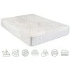 BEZEN Matelas Deux Faces à Mémoire De Forme 25 Cm - Visco Gel 90x200 - Blanc