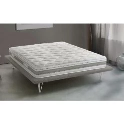 Talamo Italia Matelas Italia Double Gold, Made In Italy, Matelas Amovible En Mousse à Mémoire De Forme Et Hydromousse, Anti-acarien Et Hypoallergénique, Cm 160x190 H21 7 Talamo Italia Matelas Italia Double Gold, Made In Italy, Matelas Amovible En Mousse à Mémoire De Forme Et Hydromousse, Anti-acarien Et Hypoallergénique, Cm 160x190 H21 -Matelas Soldes Boutique 18699199 3