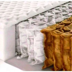 Talamo Italia Matelas Royal Carré Et Demi, Fabriqué En Italie, Matelas En Mousse à Mémoire De Forme Et Ressorts Ensachés, Anti-acarien Et Hypoallergénique, Cm 120x200 H26 -Matelas Soldes Boutique 18699230 5