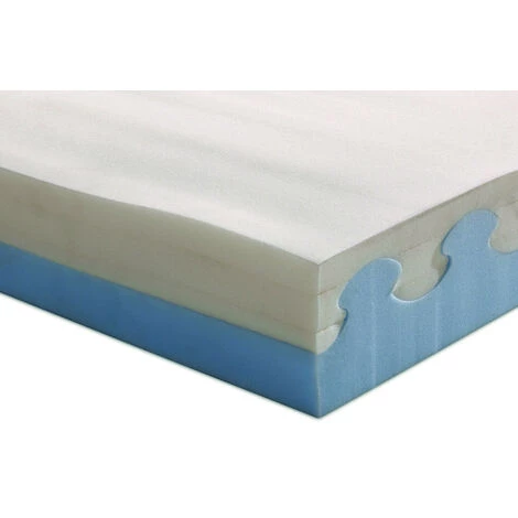 Talamo Italia Mattress Sonia Single, In Memory Foam And Waterfoam, Made In Italy, Cm 80x190h22, White 5 Talamo Italia Mattress Sonia Single, In Memory Foam And Waterfoam, Made In Italy, Cm 80x190h22, White – Image 5