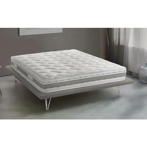 Talamo Italia Matelas Italia Double Gold, Made In Italy, Matelas Amovible En Mousse à Mémoire De Forme Et Hydromousse, Anti-acarien Et Hypoallergénique, Cm 160x200 H21 3 Talamo Italia Matelas Italia Double Gold, Made In Italy, Matelas Amovible En Mousse à Mémoire De Forme Et Hydromousse, Anti-acarien Et Hypoallergénique, Cm 160x200 H21 – Image 3