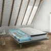 Talamo Italia Matelas Italia Single King, Made In Italy, Matelas Amovible En Mousse à Mémoire De Forme + Gel Et Ressorts Ensachés, Anti-acarien Et Hypoallergénique, Cm 90x200 H27
