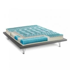 Talamo Italia Matelas King, Made In Italy, Matelas Amovible En Mousse Mémoire + Gel Et Ressorts Ensachés, Anti-acarien Et Hypoallergénique, Cm 140x200 H27 7 Talamo Italia Matelas King, Made In Italy, Matelas Amovible En Mousse Mémoire + Gel Et Ressorts Ensachés, Anti-acarien Et Hypoallergénique, Cm 140x200 H27 -Matelas Soldes Boutique 18699311 3