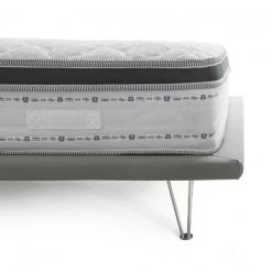 Talamo Italia Matelas King, Made In Italy, Matelas Amovible En Mousse Mémoire + Gel Et Ressorts Ensachés, Anti-acarien Et Hypoallergénique, Cm 140x200 H27 9 Talamo Italia Matelas King, Made In Italy, Matelas Amovible En Mousse Mémoire + Gel Et Ressorts Ensachés, Anti-acarien Et Hypoallergénique, Cm 140x200 H27 -Matelas Soldes Boutique 18699311 5