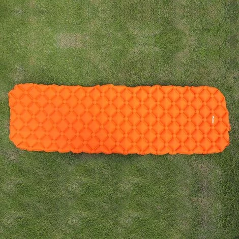 BLUEFIELD Matelas De Couchage Gonflable Exterieur, Orange 5 BLUEFIELD Matelas De Couchage Gonflable Exterieur, Orange – Image 5