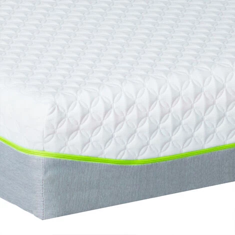 OLYMPE LITERIE | Matelas ANTHEA 80x200 Cm | Mousse à Mémoire De Forme | Soutien Ferme - Blanc 3 OLYMPE LITERIE | Matelas ANTHEA 80x200 Cm | Mousse à Mémoire De Forme | Soutien Ferme - Blanc – Image 3