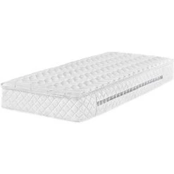 BELIANI Matelas En Mousse Blanc 90x200 - Blanc