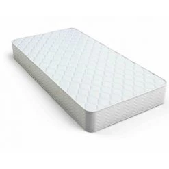 LITERIE JULIEN Matelas 80x200 Hauteur 18 Cm + Oreiller Visco - Soutien Très Ferme - Mousse 30 Kg/m3 HR Dernière Génération - Très Respirant