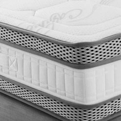 HYPSOM | Matelas ROYAL 5* 140x190 Cm | Mousse à Mémoire De Forme | Soutien Mi-Ferme - Blanc -Matelas Soldes Boutique 20160821 3
