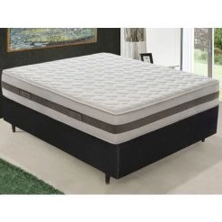 ILOVESLEEP Matelas 80x200 à Mémoire De Forme - Hauteur 29cm - 7cm De Mousse à Mémoire - Avec Zones Différenciées Orthopédie - Anatomique - Confortable - 100% Made In Italy