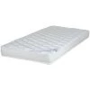 EBAC LITERIE Matelas Marly 90x190 - Mousse - Hauteur 16 Cm - Soutien Morphologique 3 Zones Confort - Blanc/Ecru/Ivoire
