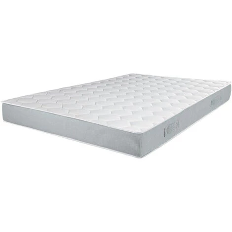 EBAC LITERIE Matelas Melodie 160x200 - Mousse - Hauteur 20 Cm - Soutien 3 Zones Confort - Blanc/Ecru/Ivoire 1 EBAC LITERIE Matelas Melodie 160x200 - Mousse - Hauteur 20 Cm - Soutien 3 Zones Confort - Blanc/Ecru/Ivoire