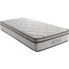 PROVENCE LITERIE Matelas Alona A Ressorts + Memoire De Forme 80 Kg/m3 - 70x190 Hauteur +/- 25,5 Cm - Accueil Moelleux - Soutien Equilibre - 5 Zones De Confort - Hypoallergenique
