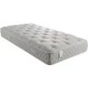 PROVENCE LITERIE Matelas Excellence A Ressorts Ensaches + Memoire De Forme 80 Kg/m3 - 90x190 Hauteur +/- 25,5 Cm - Accueil Moelleux - Soutien Equilibre + Oreiller Visco - 5 Zones De Confort - Hypoallergenique