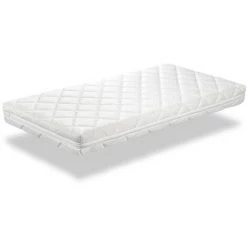 DORMALIT Matelas BEBE CARAMEL 57X117 Epaisseur 11 CM - Noyau En Mousse Perforee Anti Bacterien