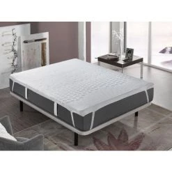 Sur Matelas 90x190 FREEDOM - Hauteur 5 Cm - 5 CM Mousse Memoire De Forme - DORMALIT