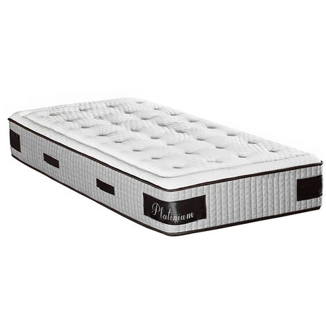 HYPSOM | Matelas PLATINIUM 90x200 Cm | Mousse à Mémoire De Forme | Soutien Ferme - Blanc 2 HYPSOM | Matelas PLATINIUM 90x200 Cm | Mousse à Mémoire De Forme | Soutien Ferme - Blanc – Image 2