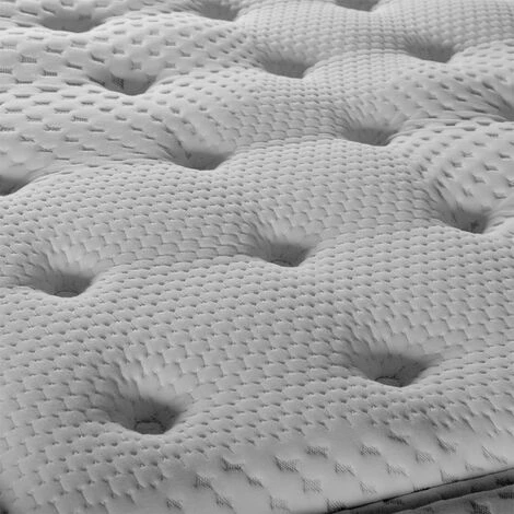 HYPSOM | Matelas PLATINIUM 90x200 Cm | Mousse à Mémoire De Forme | Soutien Ferme - Blanc 3 HYPSOM | Matelas PLATINIUM 90x200 Cm | Mousse à Mémoire De Forme | Soutien Ferme - Blanc – Image 3