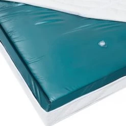 BELIANI Matelas à Eau Mono 160 X 200 Cm Stabilisation Complète - Bleu