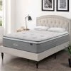 MOBILIER DECO HYBRID NATURE - Matelas Hybride 160 X 200 X 29 Cm Soie Et Ressorts Ensachés - Blanc
