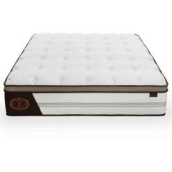 MOBILIER DECO HYBRID LUXE - Matelas Hybride 160 X 200 épaisseur 31 Cm Mémoire De Forme Et Ressorts Ensachés - Blanc -Matelas Soldes Boutique 25144613 3