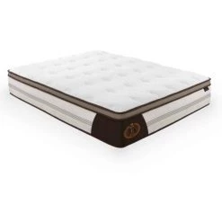 MOBILIER DECO HYBRID LUXE - Matelas Hybride 160 X 200 épaisseur 31 Cm Mémoire De Forme Et Ressorts Ensachés - Blanc -Matelas Soldes Boutique 25144613 4