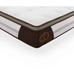 MOBILIER DECO HYBRID LUXE - Matelas Hybride 160 X 200 épaisseur 31 Cm Mémoire De Forme Et Ressorts Ensachés - Blanc -Matelas Soldes Boutique 25144613 5