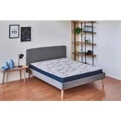 KIMBED Matelas Viscoélastique 80x190 Cm - 14 Cm D'épaisseur - Systéme Airfresh SENA