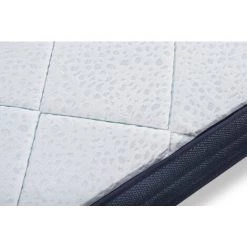 KIMBED Matelas Viscoélastique 90x190 Cm - 22 Cm D'épaisseur - Noyau Oxitex, HR Blue THAMES