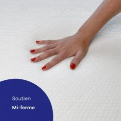 Hypnia - Matelas L'Essentiel-135 X 190 (cm) - Blanc -Matelas Soldes Boutique 25966298 4