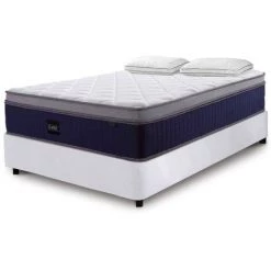 DECO IN PARIS Matelas Hybride CLASSIC 160 X 200 Cm Ressorts Ensachés Et Mémoire De Forme épaisseur 31 Cm - Blanc