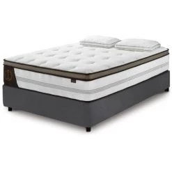 DECO IN PARIS Matelas Hybride ROYAL LUX 140 X 190 Cm Ressorts Ensachés Et Mémoire De Forme épaisseur 31 Cm - Blanc