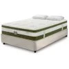 DECO IN PARIS Matelas Hybride BAMBOO 140 X 190 Cm Ressorts Ensachés Et Mémoire De Forme épaisseur 30 Cm - Blanc