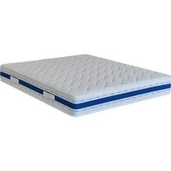 Matelas 140x190 Epaisseur 22cm - Mousse Ergonomique 25kg/m3 - DELUXE - 3D Aération - Ferme - Orthopédique - Mousse D'Eau - BATFLEX - La Couleur Peut Changer