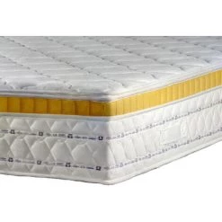 Matelas à Mémoire De Forme 140x190 H22 NATURAL Y - Matelas Memory 50 Kg/m3 - Fibre Anallérgique 250gr - 9 Zones De Confort - BATFLEX - La Couleur Peut Changer - La Couleur Peut Changer -Matelas Soldes Boutique 26375642 4