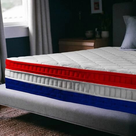 BATFLEX Matelas à Mémoire De Forme 140X190 H22 Liberté - Matelas Mémoire 50 Kg/m3 - Soutien Equilibré - 9 Zones De Confort - Relax Superieur - La Couleur Peut Changer - La Couleur Peut Changer 1 BATFLEX Matelas à Mémoire De Forme 140X190 H22 Liberté - Matelas Mémoire 50 Kg/m3 - Soutien Equilibré - 9 Zones De Confort - Relax Superieur - La Couleur Peut Changer - La Couleur Peut Changer