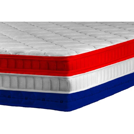 BATFLEX Matelas à Mémoire De Forme 140X190 H22 Liberté - Matelas Mémoire 50 Kg/m3 - Soutien Equilibré - 9 Zones De Confort - Relax Superieur - La Couleur Peut Changer - La Couleur Peut Changer 2 BATFLEX Matelas à Mémoire De Forme 140X190 H22 Liberté - Matelas Mémoire 50 Kg/m3 - Soutien Equilibré - 9 Zones De Confort - Relax Superieur - La Couleur Peut Changer - La Couleur Peut Changer – Image 2