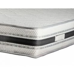 BATFLEX Matelas à Mémoire De Forme + 800 Ressorts 160X200 H25 HYBRID - Mémoire De Forme 50 Kg/m3 + Mousse Ergonomique HD +800 Ressorts Ensachés - 3D Aération -Orthopédique - Hypoallergénique - La Couleur Peut Changer