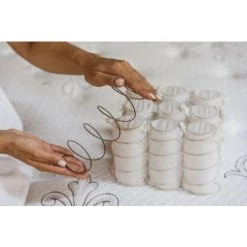 BATFLEX Matelas 140x190 H22 Ressorts Ensachés Et Mémoire De Forme 50D - KORIS - Epaisseur 22 Cm - Soutien Ferme - Matelas à Mémoire + 800 Ressorts Ensachés + Mousse Ergonomique 25D - 9 Zones De Confort - La Couleur Peut Changer - La Couleur Peut Changer -Matelas Soldes Boutique 26375697 4